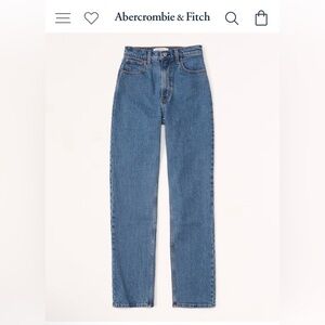 Abercrombie & Fitch 90’s Straight Distressed Jeans